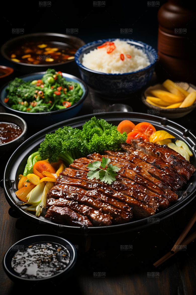 BBQ烧烤高清火辣摄影图