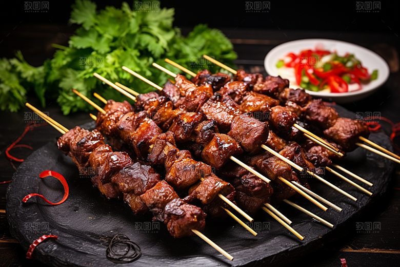 BBQ烧烤美味广告摄影图