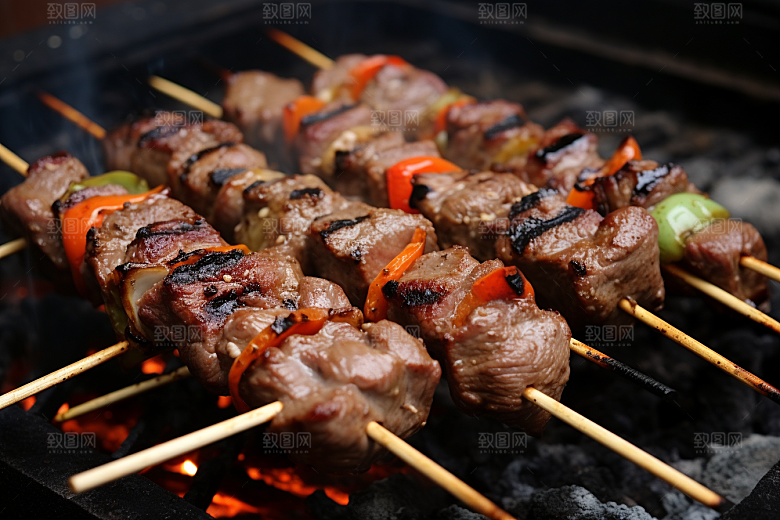 BBQ烧烤高清肉食摄影图