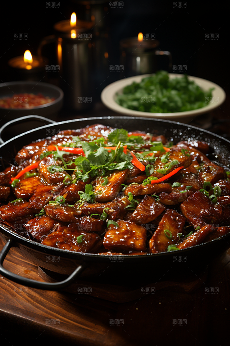 BBQ烧烤聚会肉类摄影图