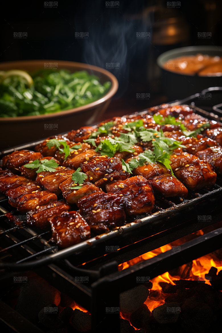BBQ烧烤高清广告摄影图