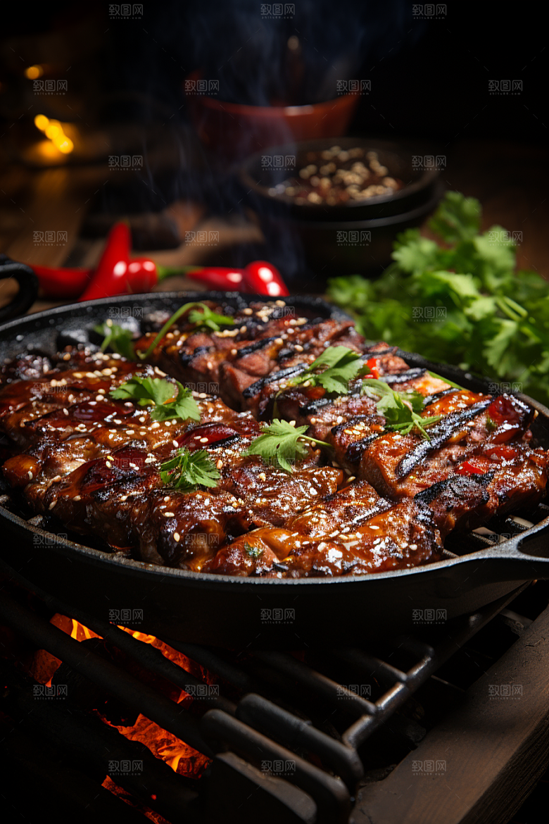BBQ烧烤广告高清摄影图