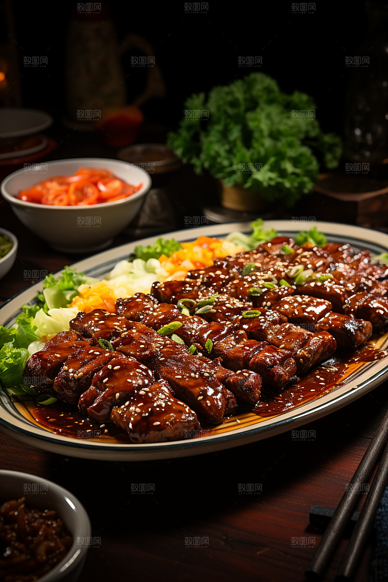 BBQ烧烤高清美味摄影图