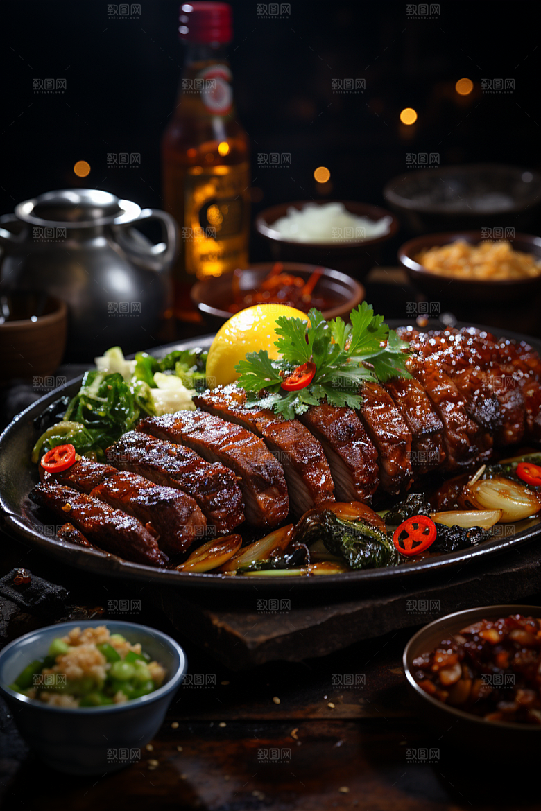 BBQ烧烤高清火辣摄影图