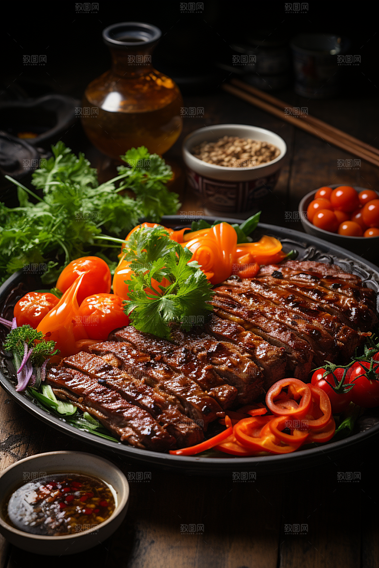 BBQ烧烤火辣聚会摄影图