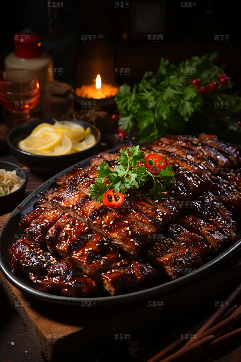 BBQ烧烤火辣高清摄影图