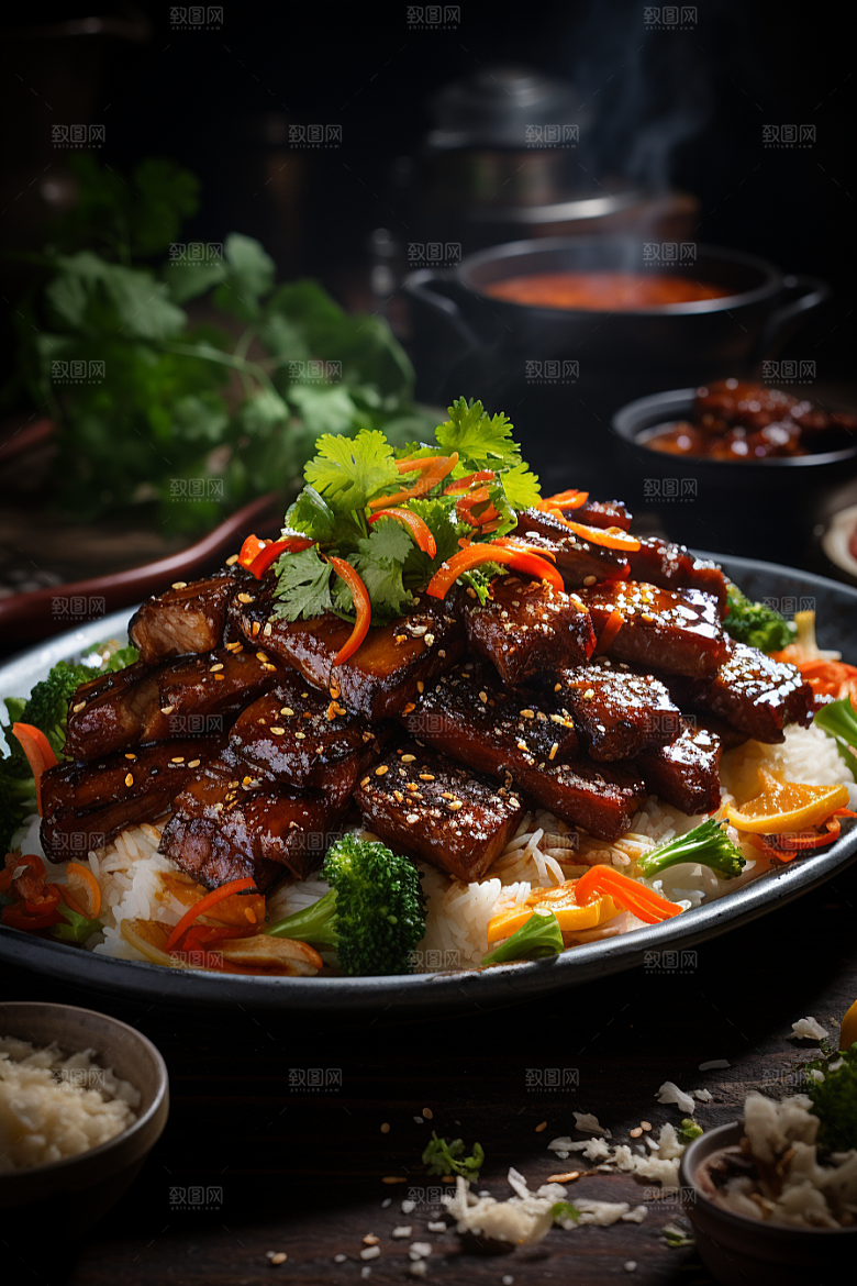 BBQ烧烤肉食高清摄影图
