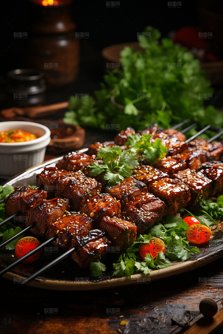 BBQ烧烤高清火辣摄影图