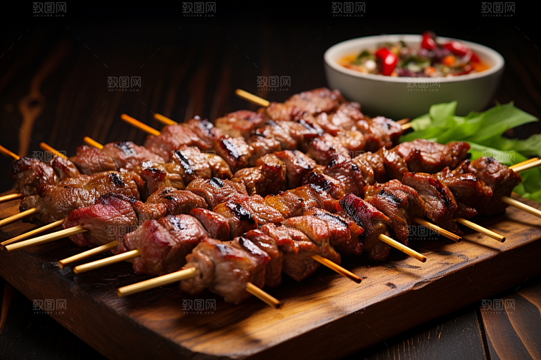BBQ烧烤高清聚餐摄影图
