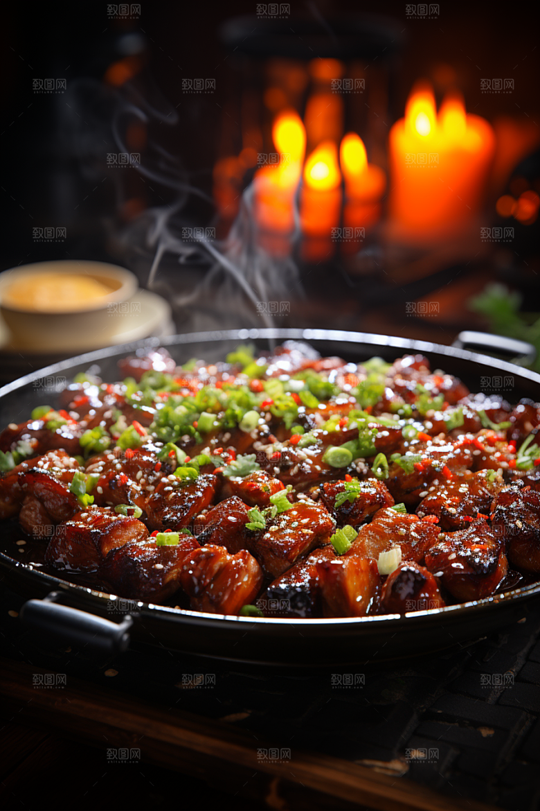 BBQ烧烤聚会肉类摄影图