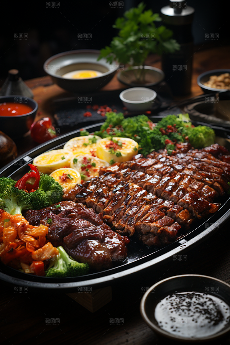 BBQ烧烤广告高清摄影图