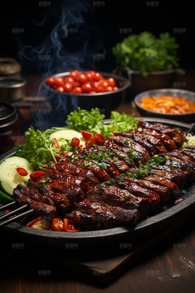 BBQ烧烤美食高清摄影图