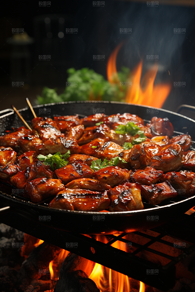 BBQ烧烤广告高清摄影图