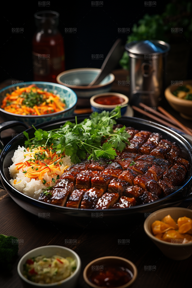 BBQ烧烤高清聚餐摄影图