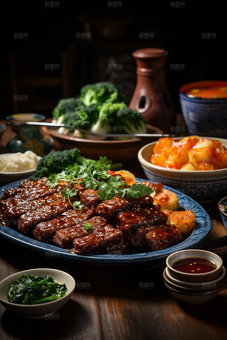 BBQ烧烤火辣高清摄影图