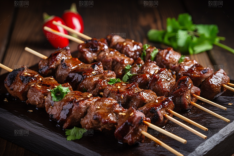BBQ烧烤广告肉食摄影图