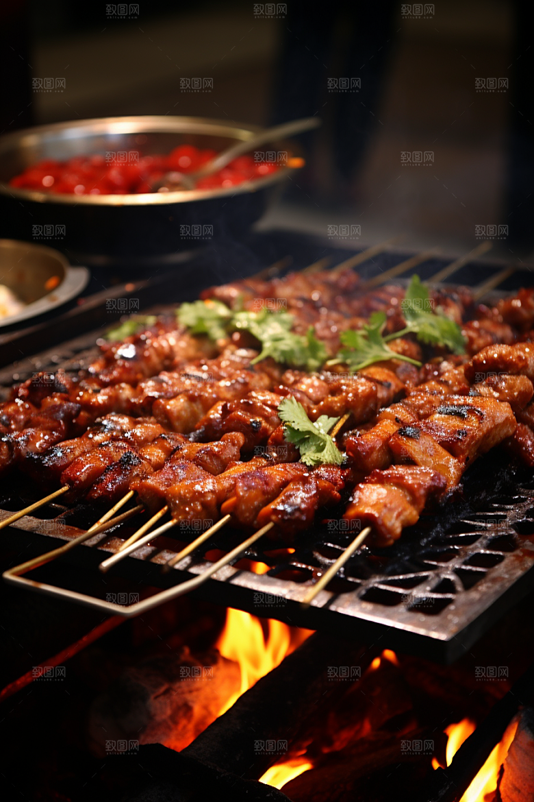 BBQ烧烤聚会高清摄影图