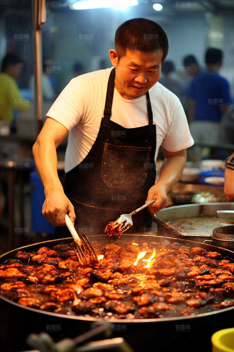 BBQ烧烤肉食肉类摄影图