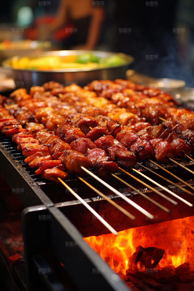 BBQ烧烤高清美食摄影图