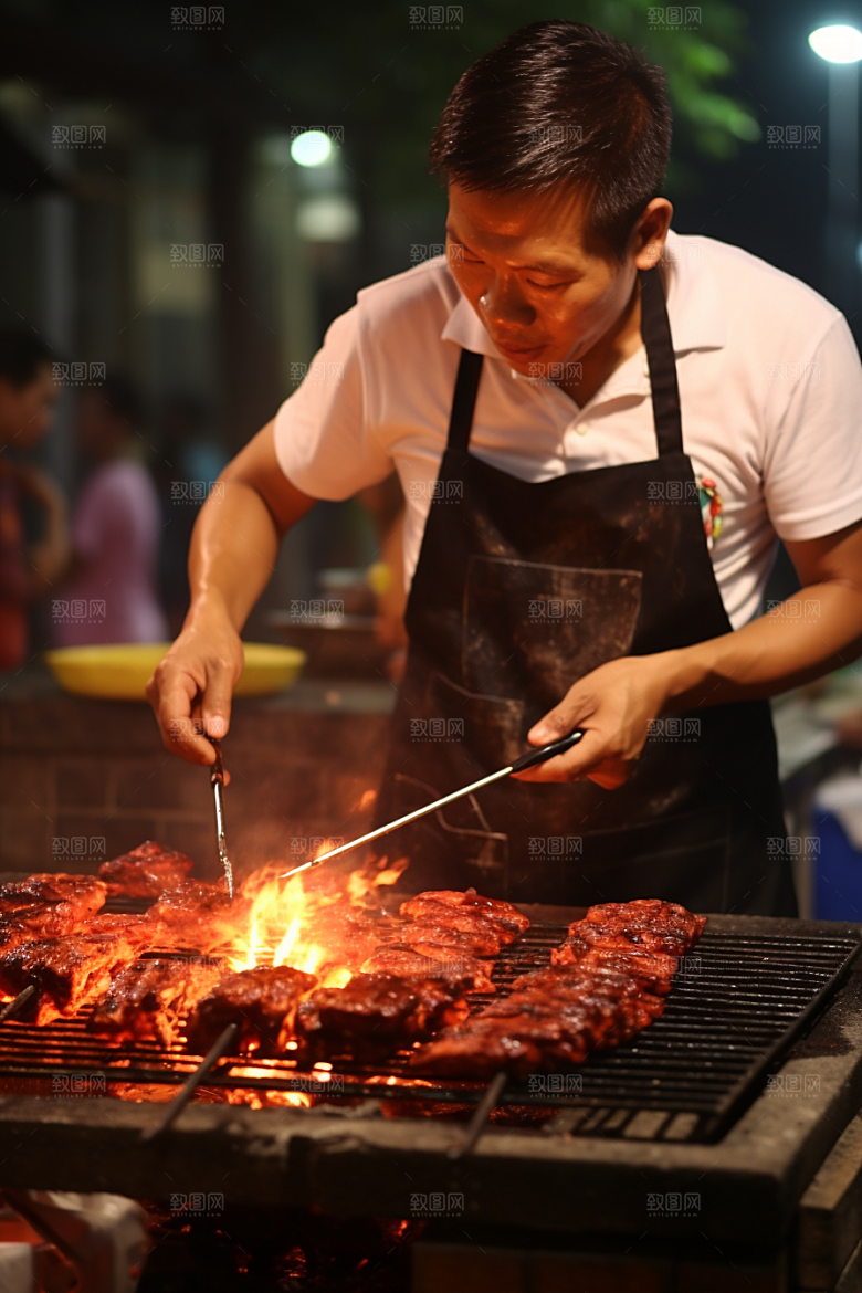 BBQ烧烤美味高清摄影图