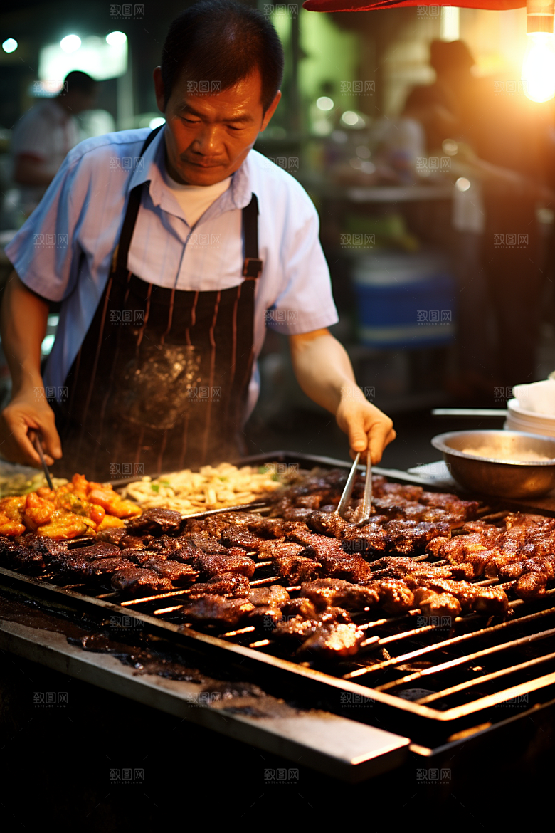 BBQ烧烤聚会高清摄影图