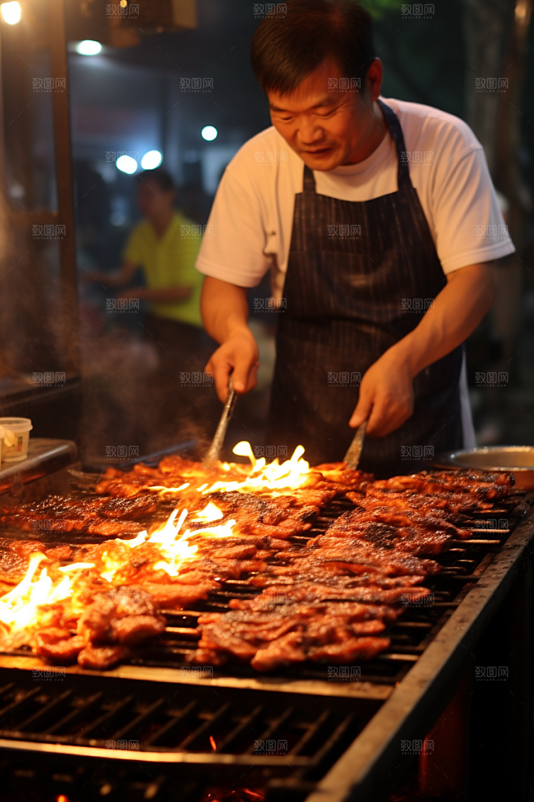 BBQ烧烤聚会高清摄影图