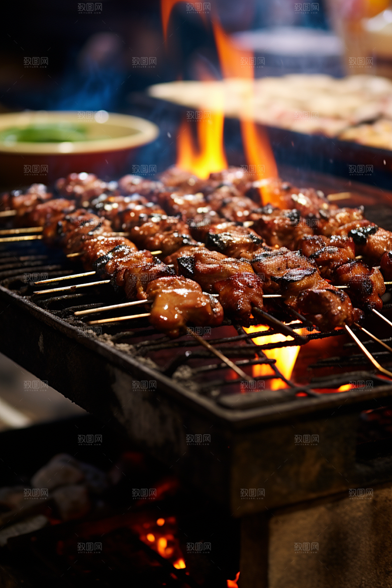 BBQ烧烤高清美食摄影图