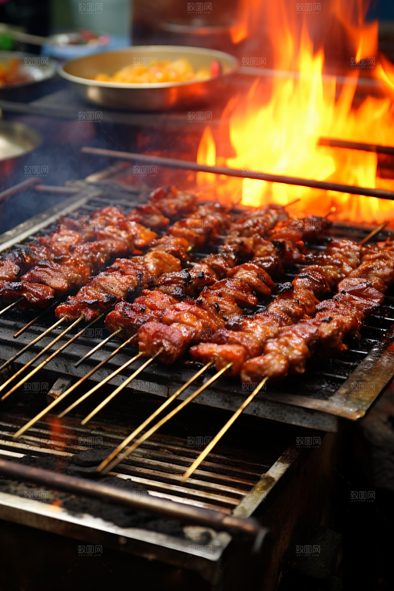 BBQ烧烤聚会高清摄影图