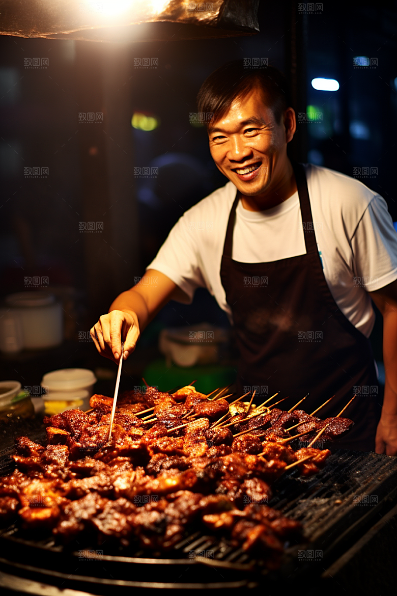 BBQ烧烤高清肉食摄影图