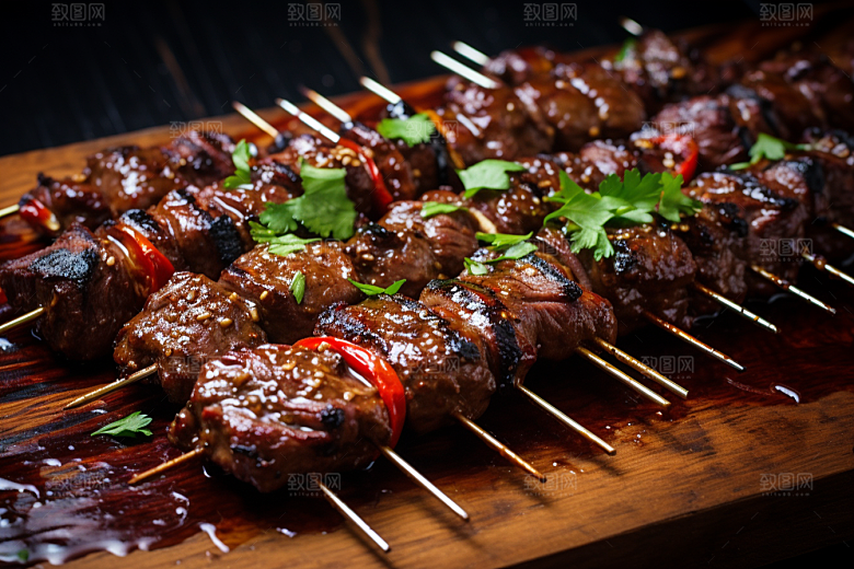 BBQ烧烤聚会美味摄影图