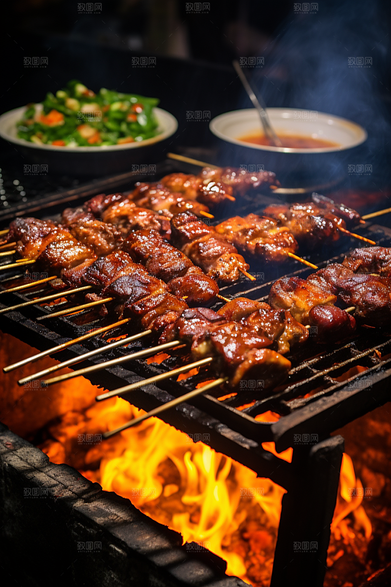 BBQ烧烤高清美食摄影图
