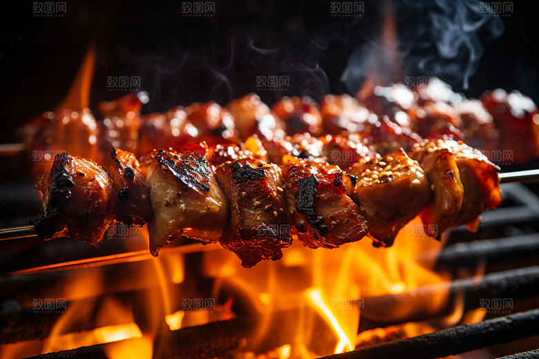 BBQ烧烤美味广告摄影图