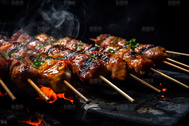 BBQ烧烤美味高清摄影图