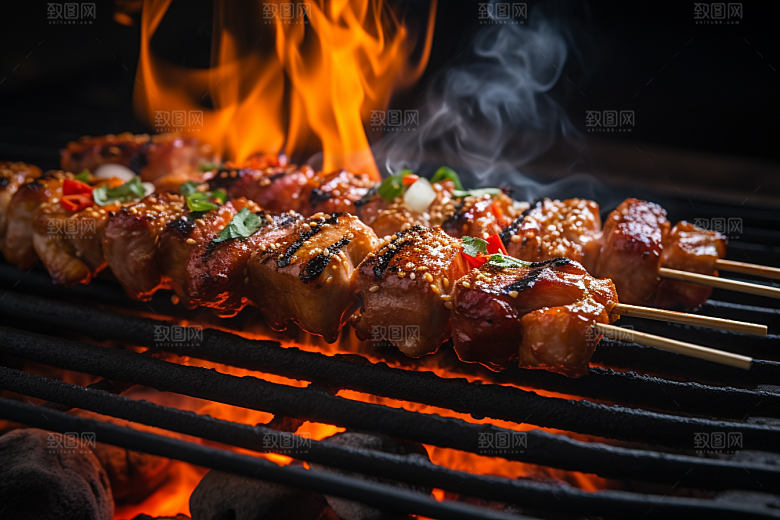 BBQ烧烤高清美味摄影图