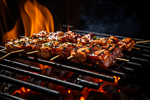 BBQ烧烤高清美味摄影图