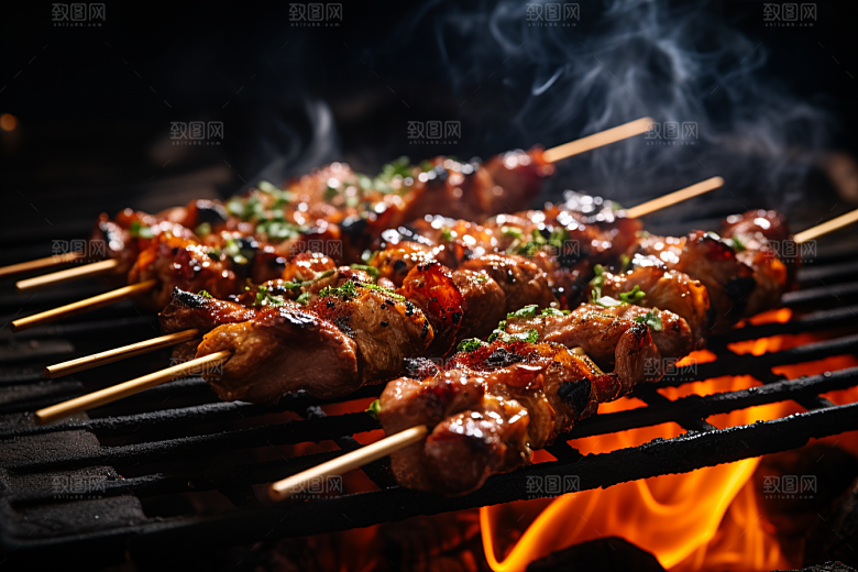 BBQ烧烤美味高清摄影图