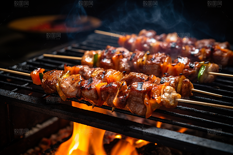 BBQ烧烤聚会高清摄影图