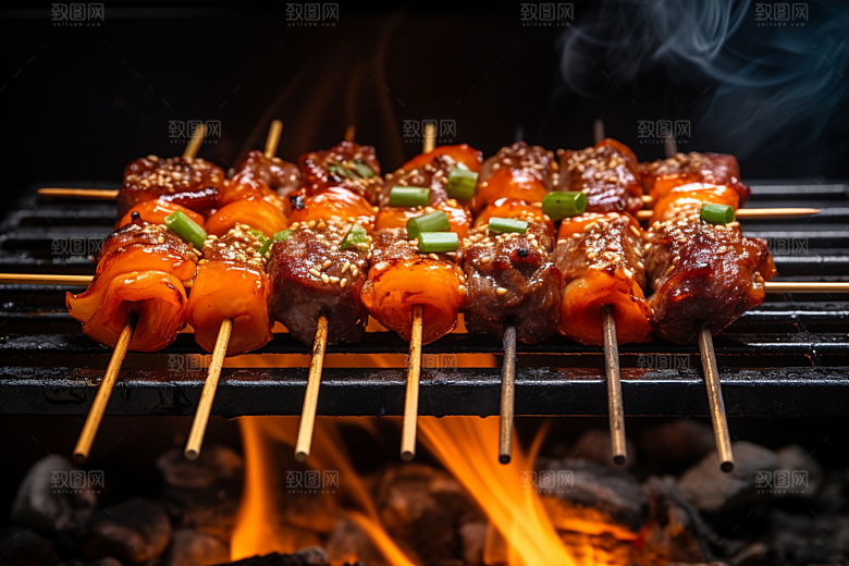 BBQ烧烤美味高清摄影图