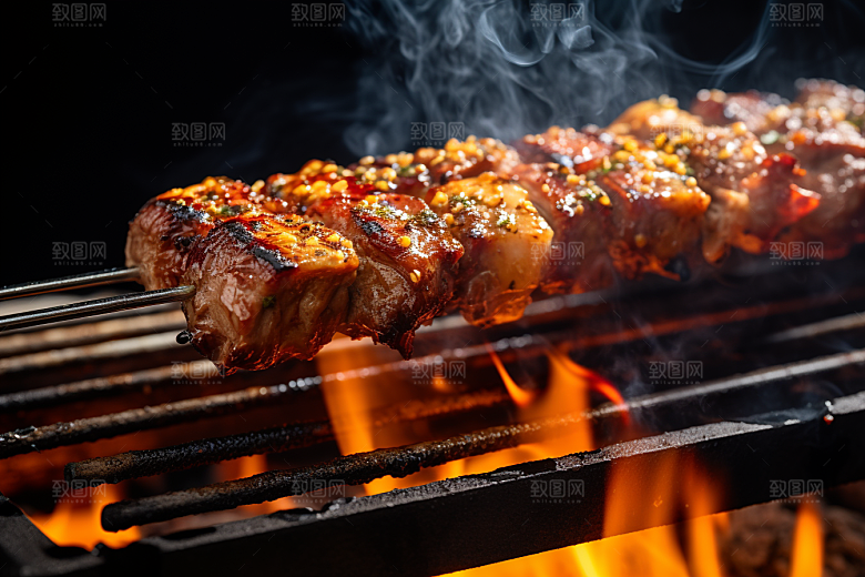BBQ烧烤广告美味摄影图