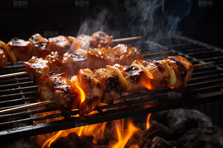 BBQ烧烤广告美味摄影图