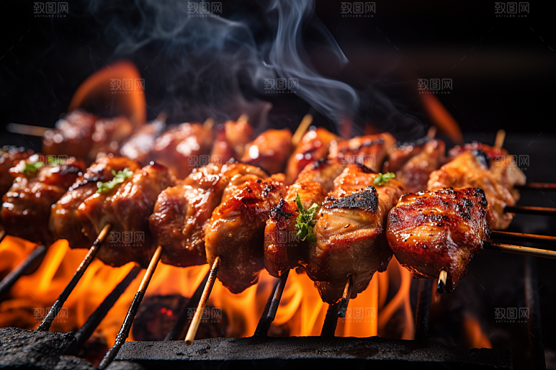 BBQ烧烤肉食高清摄影图