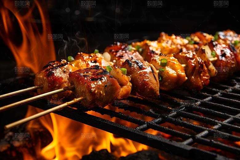 BBQ烧烤美味广告摄影图