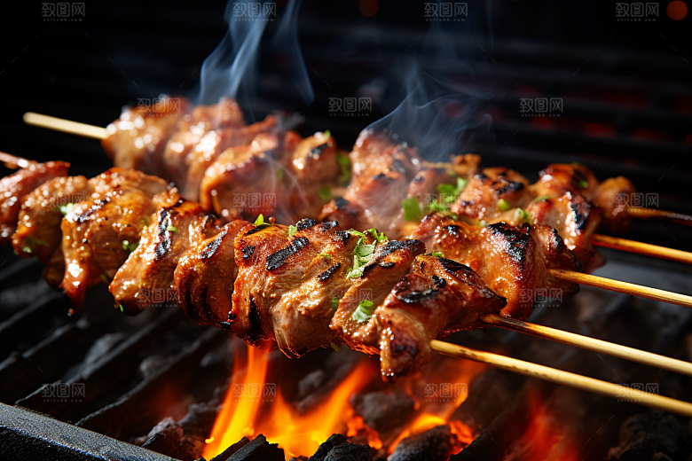 BBQ烧烤高清肉类摄影图
