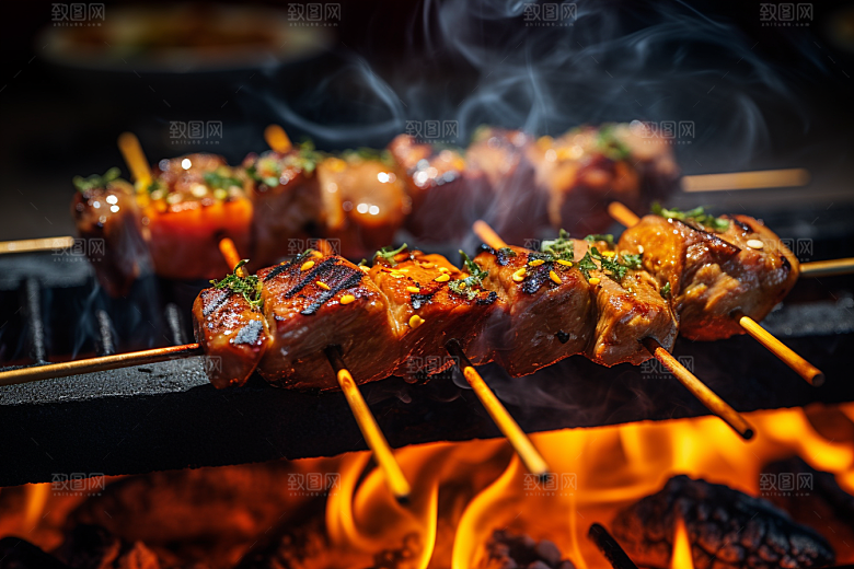 BBQ烧烤高清广告摄影图