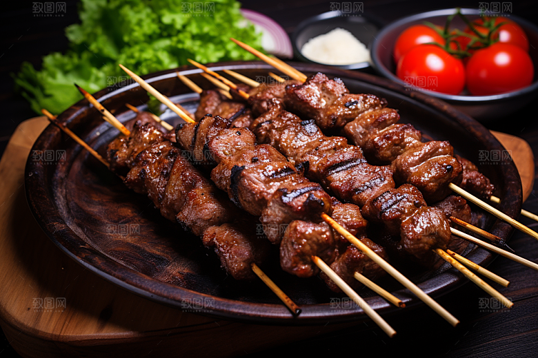 BBQ烧烤火辣火热摄影图