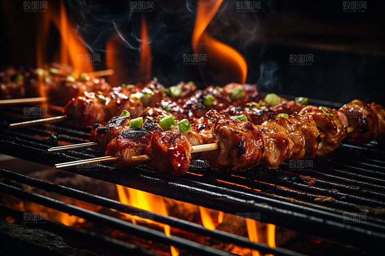BBQ烧烤肉类高清摄影图