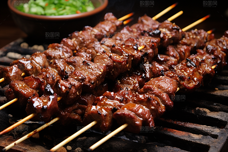 BBQ烧烤美味聚会摄影图
