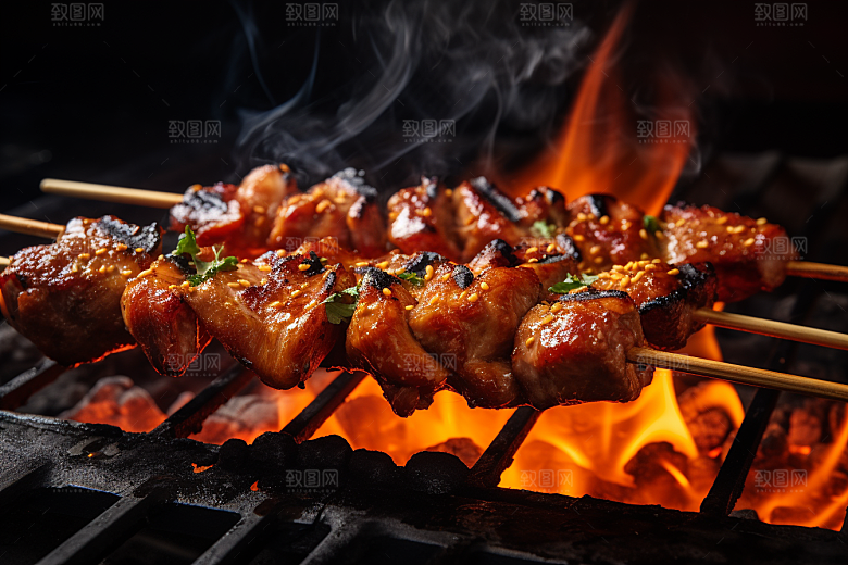 BBQ烧烤肉食高清摄影图