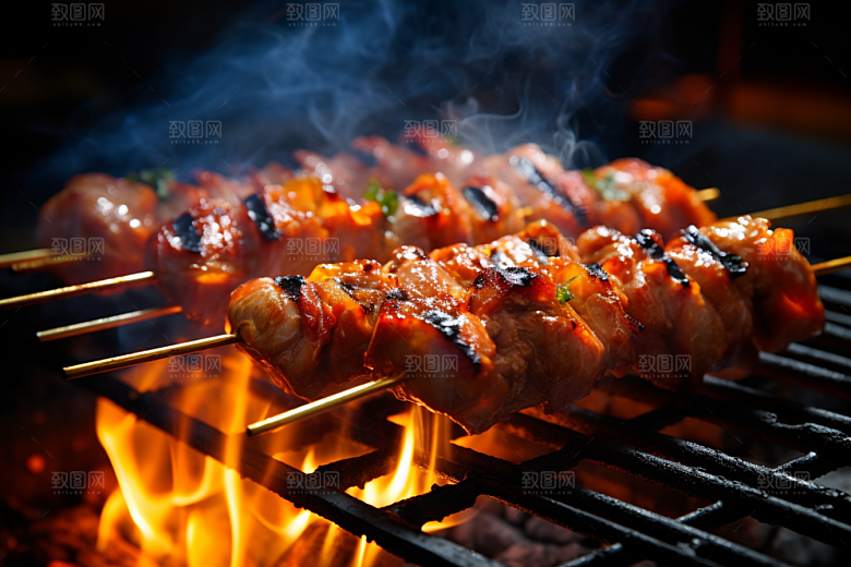 BBQ烧烤美味高清摄影图
