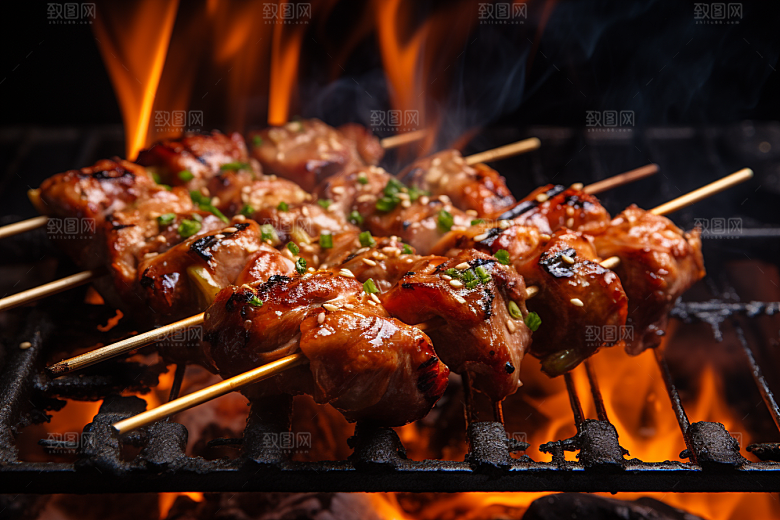 BBQ烧烤高清肉食摄影图